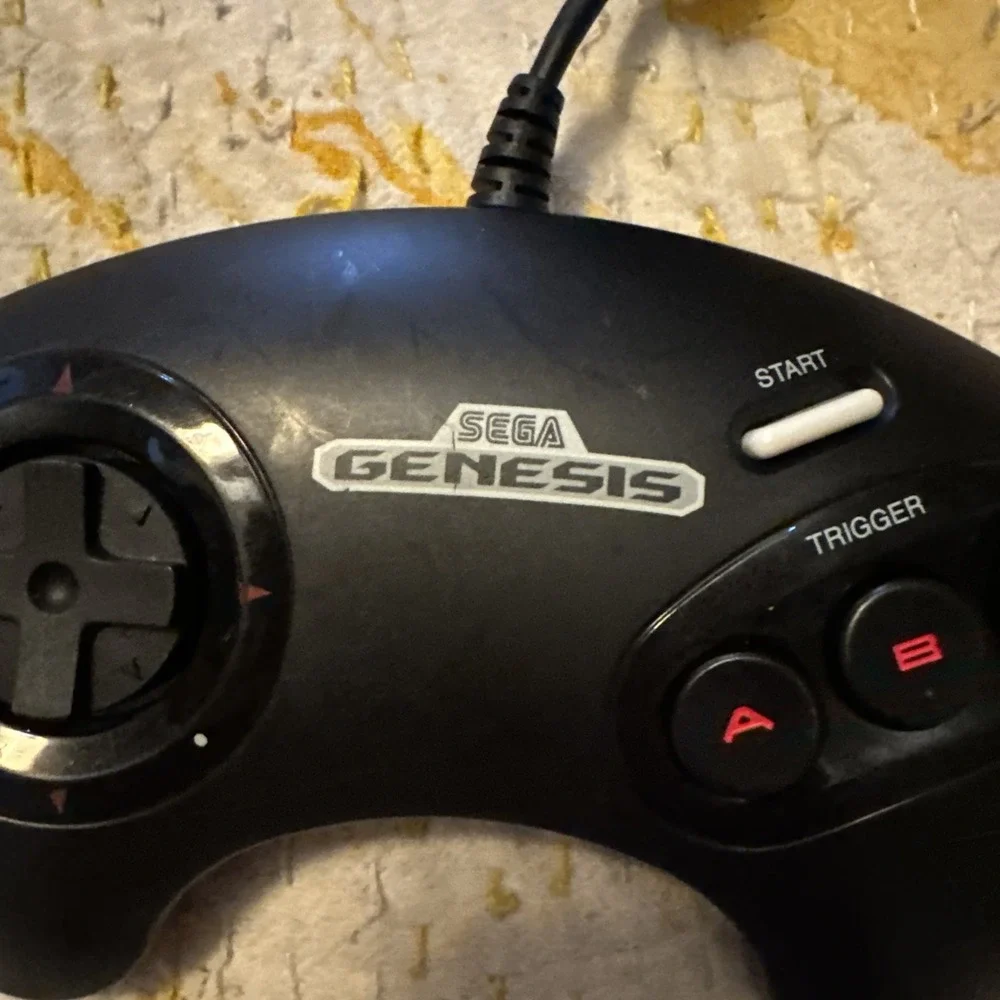 Sega Genesis Original Controller 3 Button Remote Gamepad Model 16500 1650 OEM